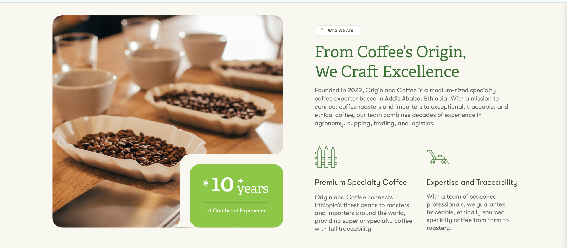 Desktop image 1 for Origin Land Coffee Exporter