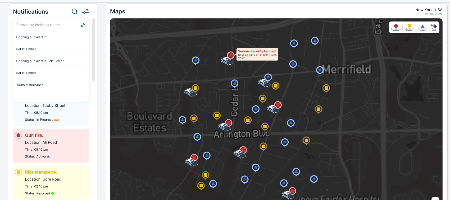 Desktop image 1 for Geographic Information System (GIS) for Incident Management System