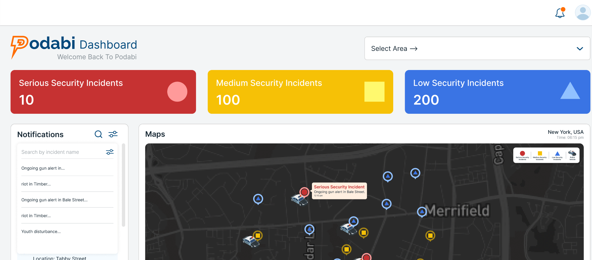 Geographic Information System (GIS) for Incident Management System